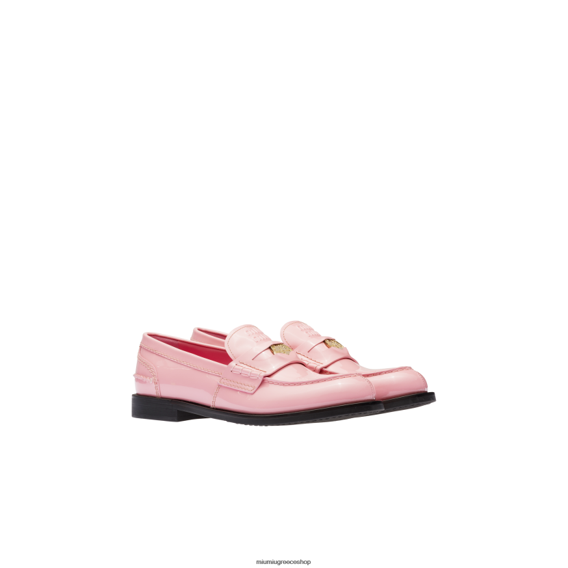 loafers από λουστρίνι Miu Miu ροζ παπούτσια 2066F311