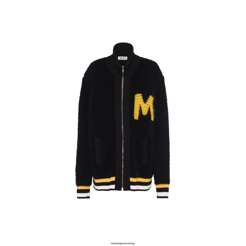 ζακέτα boucle Miu Miu μαύρος έτοιμο να φορεθεί 2066F777